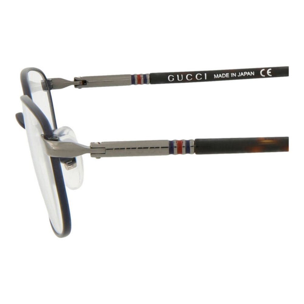 Gucci Mens Round/Oval Blue Havana Transparent Fashion Designer Eyewear - Picture 2 of 11
